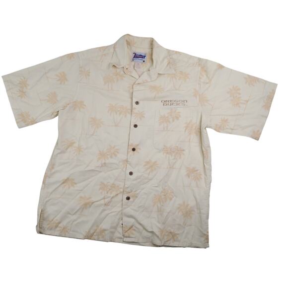 Vintage Reyn Spooner University of Oregon Tropical Hawaiian Shirt - Picture 1 of 9